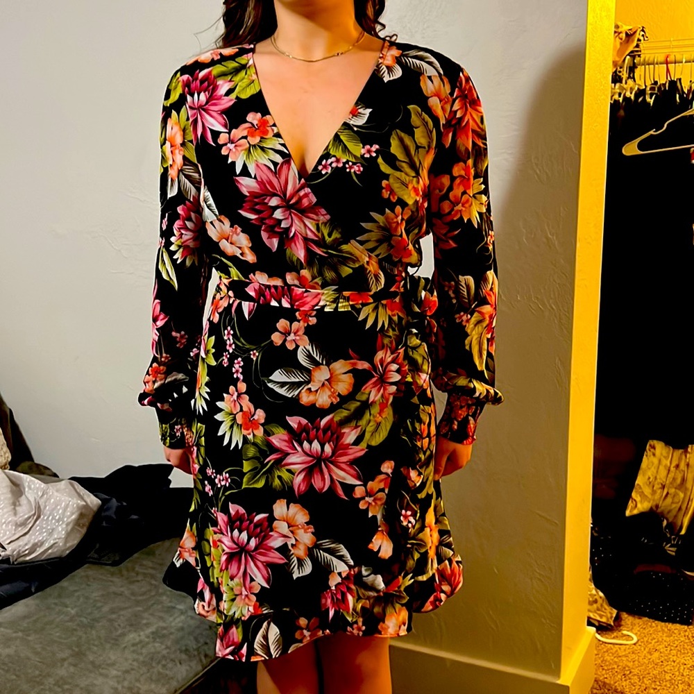Bar III floral dress.